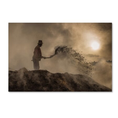 Trademark Fine Art Adrian Popan 'New World Creation' Canvas Art, 30x47 1X01524-C3047GG